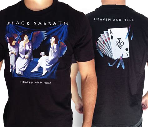 black sabbath heaven and hell tour t shirt